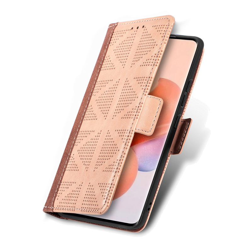 Pattern Wallets Folio Flip Magnetic Synthetic Leather Card Holder Folding Stand Note 12, Note 12 Pro, Note 12 Pro+ Phone Case