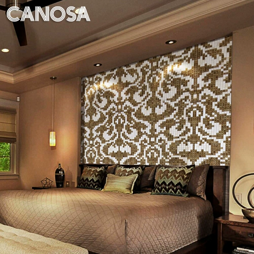 Kanosa Phoenix tu European Natural Shell Mosaic TV фоновая фона стена плитка головоломка гостиная декоративное написание