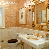 Canosha мозаика из натуральных ракушек в европейском стиле фон настенная плитка зеркальная оболочка украшения гостиная ванная комната наклейки на стену строительные материалы