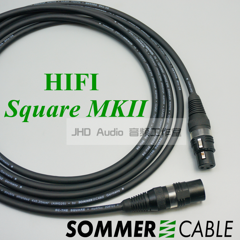 German SOMMER HIFI Rubik's Cube Little Sun God XLR Balanced Signal Line Fever Audio Line Microphone Line