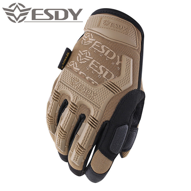 Tactical gloves Special Forces short finger military fans combat outdoor riding locomotive protective body fitness leak half finger gloves