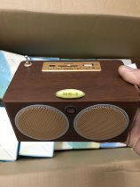 Wooden shell card-card player U-disc radio digital power amplifier mobile portable speaker mk-2 electronic production