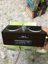 Wooden insert card player U pan digital power amplifier mobile portable speaker hd-4 electronic production