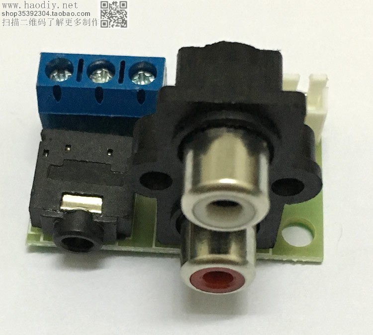 rca lotus audio transfer wiring lead plate 3 5mm plug aux socket pcb board socket terminal block