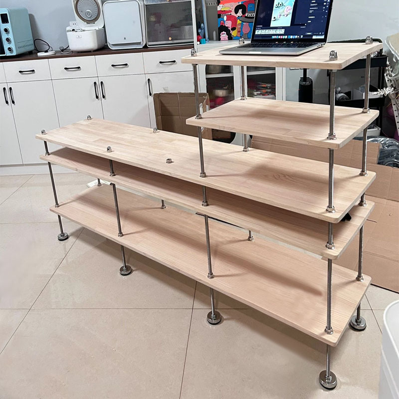 Xiaohongshu Popular Flower Stand and Storage Rack Made of Natural Wood, Multi-Layer, Self-Made, Adjustable Shelf Height for Living Room Xiaohongshu Popular Flower Stand and Storage Rack Made of Natural Wood, Multi-Layer, Self-Made, Adjustable Shelf Height for Living Room