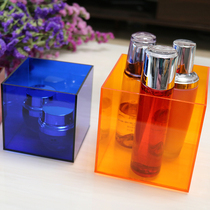 Color Cosmetics containing box Transparent acrylic Desktop Student Showcase ins Hand-run anti-dust box Custom