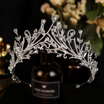 Bride Crown Headwear New Luxury Crown Wedding Korean Hair Accessories Wedding Dress Toasting Fairy Beauty Accessories