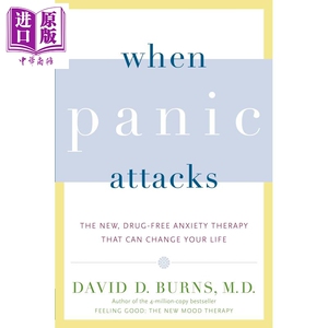 焦虑情绪调节手册 豆瓣阅读 英文原版 When Panic Attacks David D. Burns【中商原版】