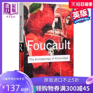 【中商原版】福柯：知识考古学 英文原版 Archaeology of Knowledge Michel Foucault Routledge 社会科学