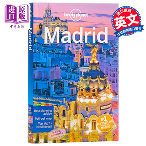 【中商原版】马德里 第9版 英文原版 Lonely Planet Madrid 孤独星球旅游指南系列 Travel Guide