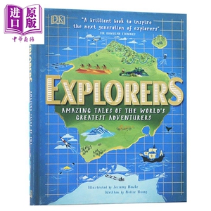 预售 DK Explorers 探索家 儿童科普读物 世界自然地理知识 英文原版 彩色精装 7-12岁【中商原版】