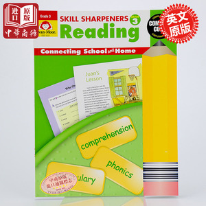 【中商原版】[英文原版]Skill Sharpeners Reading, Grade 3 阅读技巧:3年级