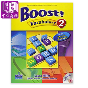 英文原版 Boost! Vocabulary 2 Student Book with CD 培生朗文中小学英语教材词汇2学生用书含CD