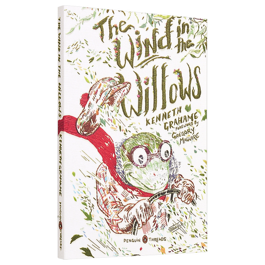 Предпродажа Ручная вышивка пингвина Классическая серия Книга с необработанными краями Книга «Ветер в ивах» Английский оригинал Кеннет Грэм Кеннет Грэм Чжуншан Оригинал