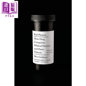 Bad Pharma 英文原版 本 戈德契 制药劣迹 Ben Goldacre【中商原版】