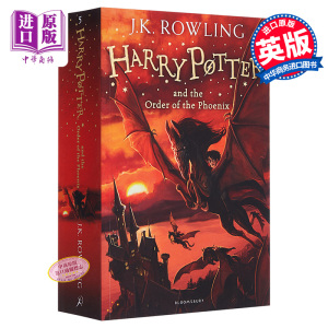 【中商原版】哈利波特与凤凰社5JK罗 英文原版 Harry Potter Order of Phoenix J.K.罗琳 魔幻系列小说