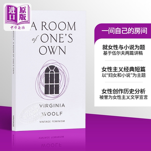 伍尔芙：一间自己的房间(女性主义经典短篇) 英文原版A Room of One’s Own (Vintage Feminism Short Edition) Virginia Woo