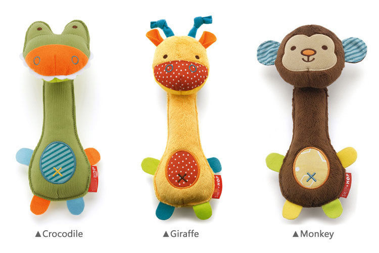 Pet Toys Sounding Plush Toys Pet Companion Toys Built-in Rattles Baby Rattles Sticks Built-in BB Devices