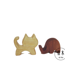 Cherish Woodworking Workshop Animal Swing Piece Experience Class Black Walnuts Wood Workshop Shop Handmade Materials Wood Art DIY stock