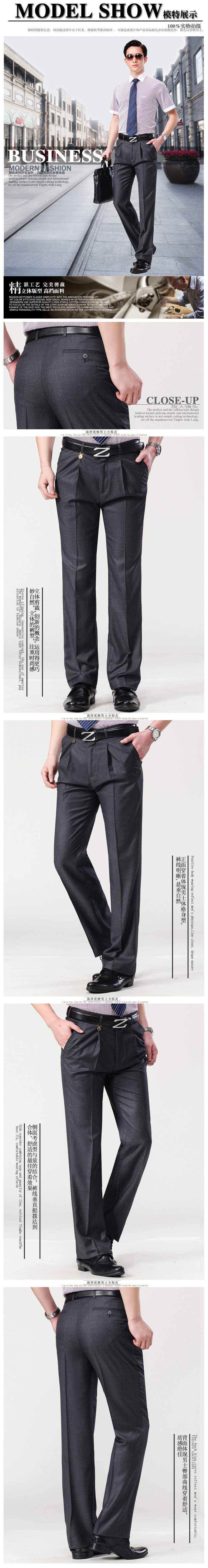 Pantalon droit en laine pour été - Ref 1471430 Image 26