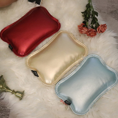 热水袋充电式注水暖宝宝毛绒暖水袋暖手宝