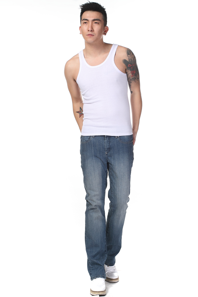 Áo vest nam mùa hè 2018 mỏng cotton phiên bản Hàn Quốc của áo bó sát cổ tròn liền mạch thể thao nam vest 9,9 áo khoác mùa đông nam hàn quốc