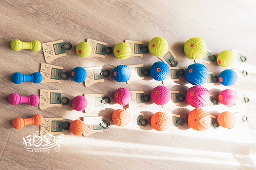 Радужная интерактивная резиновая игрушка, издает звуки, можно грызть