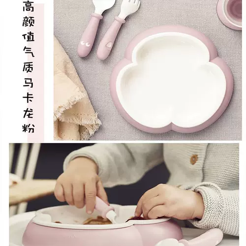 Детская ложка для еды для тренировок, вилка, обеденная тарелка
