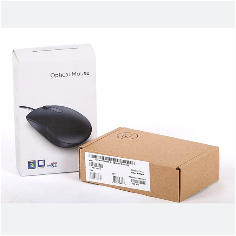 Suitable for Dell Dell Ms116 Computer Wired Mouse, Gaming, Business Office, Optical Mouse, Universal Mouse