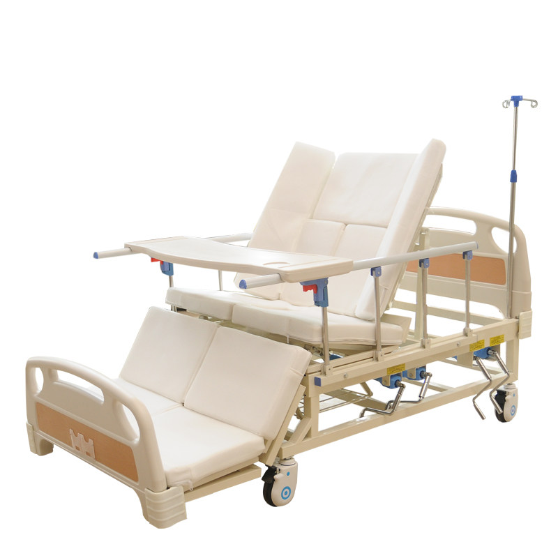 Back-up and turning over household multi-functional bed for the elderly, paralysis, defecation and defecation, bed-up and bending legs, turning over nursing
