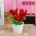 Lông tự làm trong chậu nhỏ xoắn hoa làm mẫu giáo trẻ em làm bằng tay vật liệu quà tặng sáng tạo ngày của giáo viên đồ chơi cho bé gái Handmade / Creative DIY