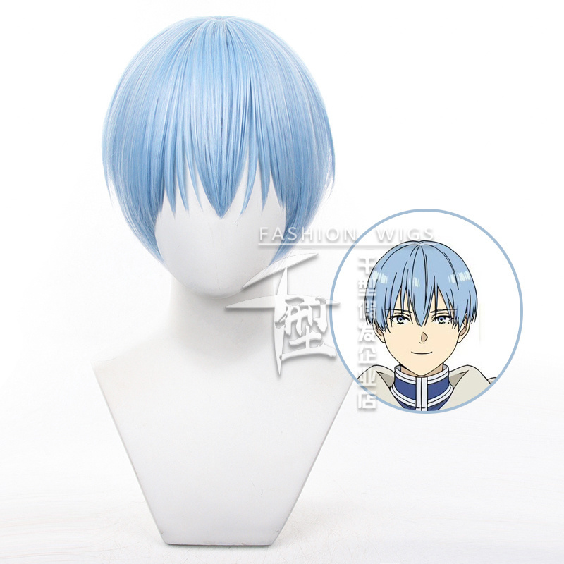 (Type one thousand) Burial Gift of the Friulian Simmelcos Wig Cartoon Blue Scalp Top-Taobao