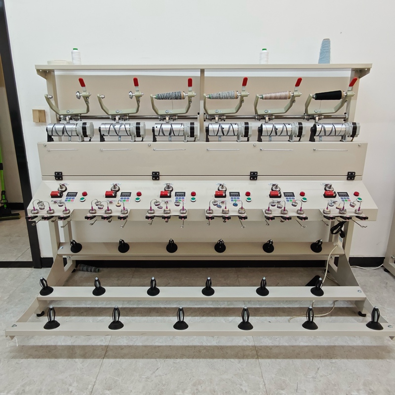 High-Speed Parallel Spinning Machine for Combining Multiple Strands of Yarn, Can Be Used for Parallel Spinning, Stripping, and Processing of Cake Yarn High-Speed Parallel Spinning Machine for Combining Multiple Strands of Yarn, Can Be Used for Parallel Spinning, Stripping, and Processing of Cake Yarn