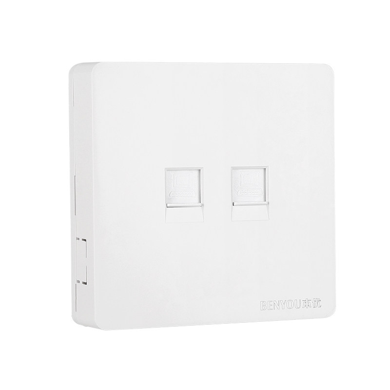 [USD 6.37] Model 86 Bright Mounted Wall Switch Panel Two Bit Dual ...