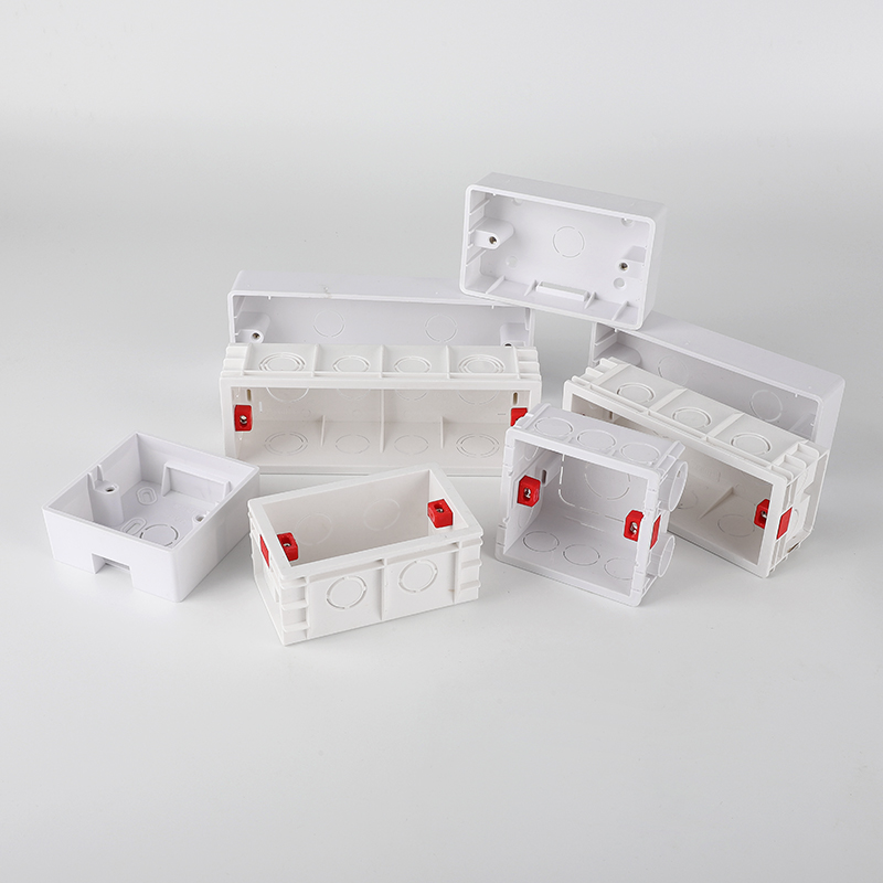 118-type 86-type universal switch socket wiring bottom box one, two, three, and four hidden wiring boxes and exposed wiring boxes