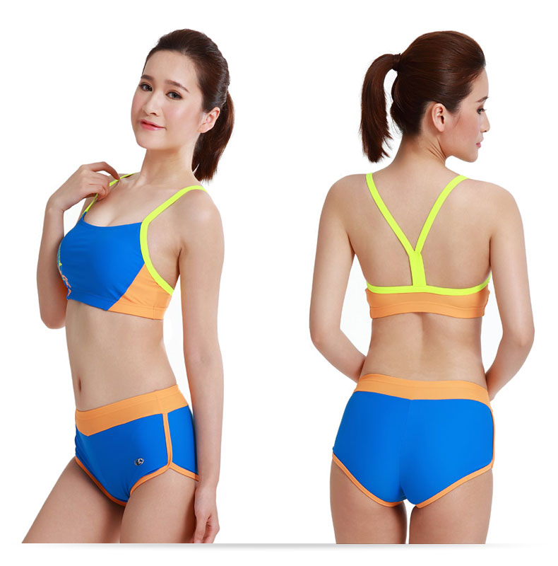 Thanh niên mặc đồ thể thao nữ bình thường kiểu vest thể thao kiểu dáng áo tắm Y1601 đồ bơi 2 mảnh cho bé gái