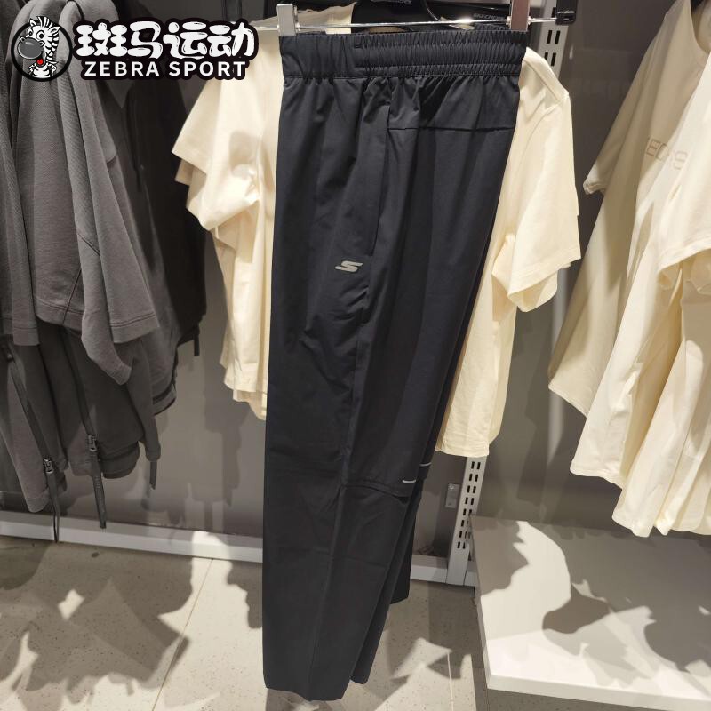 Skechers Women's Moisture-Wicking Quick-Dry Casual Pants 2025 Summer New Style Comfortable Breathable Woven Long Pants P325W061