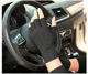 Spring and summer unisex sun protection anti-slip sweat-absorbent breathable half-finger gloves for driving and fishing fingerless gloves Z104