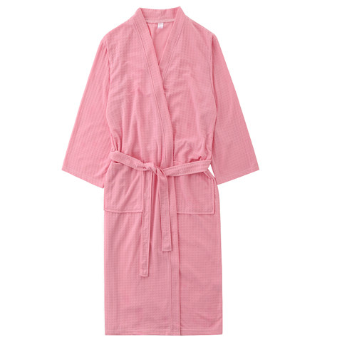 Towel material nightgown for women, thin, breathable and water-absorbent bathing bathrobe, feminine girl's large size fat MM pajamas, women's bathrobe