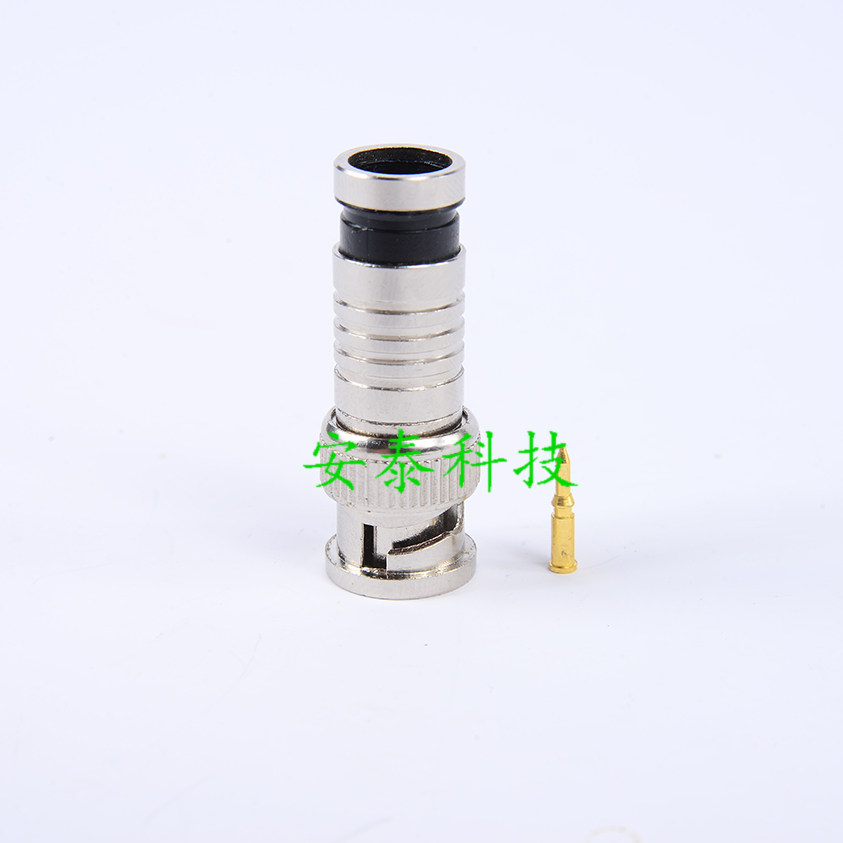 Monitoring compression extrusion BNC Q9 plug) Solder-free video camera All copper RG6 RG59 75-4 75-5