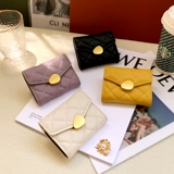 Короткий картхолдер, маленькая изысканная кожаная сумка через плечо для водительских прав, анти-кража, из натуральной кожи, японские и корейские