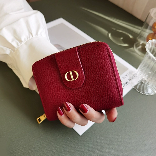 Бумажник, короткая маленькая сумка через плечо, изысканный кожаный небольшой дизайнерский картхолдер, из натуральной кожи