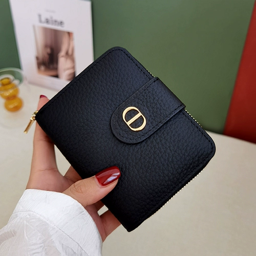 Бумажник, короткая маленькая сумка через плечо, изысканный кожаный небольшой дизайнерский картхолдер, из натуральной кожи