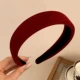 Красная бархатная обруча