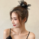 Летняя заколка для волос с бантиком, хвостик, заколка-крабик, изысканный стиль