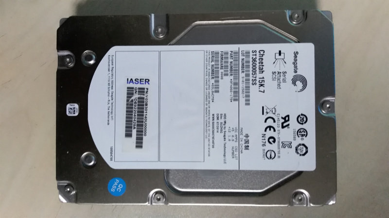 Seagate Seagate ST3600057SS 600G SAS 15K7 wave server hard disk physical map