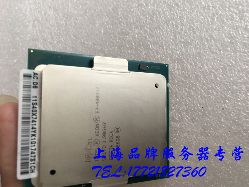 Intel Xeon e7-4809 v2 cpu official cpu 1 90 GHz 6 core 12 thread