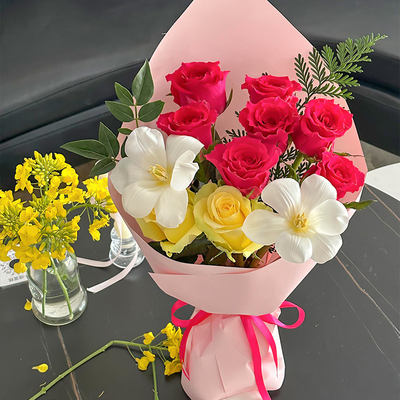 Creative nationwide Guangzhi Flower Delivery to Miya, Guangzhou, Shanghai, Beijing, Hangzhou, Local Xiaoxin Flower Bouquet Store