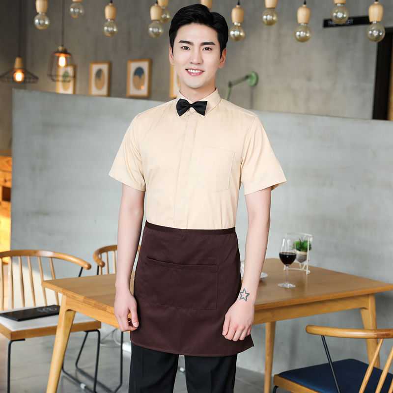 quán trà quần áo làm việc phục vụ Sữa nhà hàng Tây ăn áo nhà hàng waiter quần áo làm việc Waiter của nữ