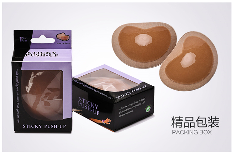 Ngực pad xốp dày silicone chèn bikini bơi thu thập ngực nhỏ trên ngực dán vô hình áo tắm đồ lót pad miếng dán ti